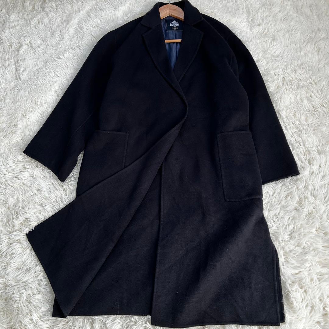 【美品】23AW SLOBE IENA HAMILTON ロングチェスターコート SLOBE IENA（スローブイエナ） コート チェスターコート HAMILTON WOOL