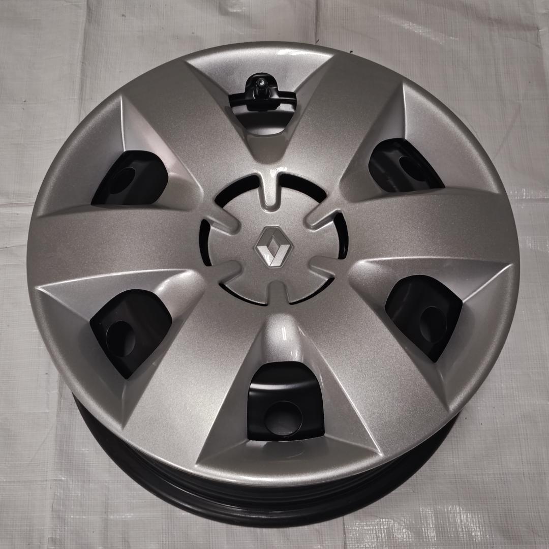 新品】ルノー・カングーⅡ用純正ホイール5穴＋ホイールキャップ2本①