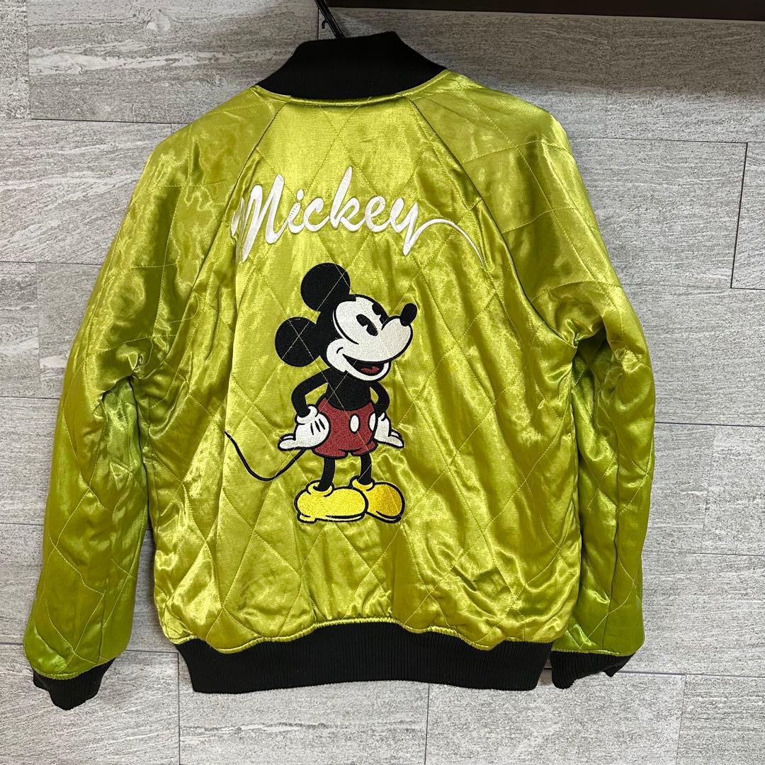 ミッキー ディズニー スカジャン リバーシブル ヴィンテージ S - メルカリ