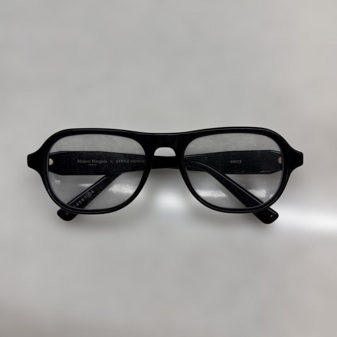 GENTLE MONSTER margiela MM113 メガネブラック Maison Margiela X GENTLE MONSTER】MM113 01 (BLACK) (Gentle Monster