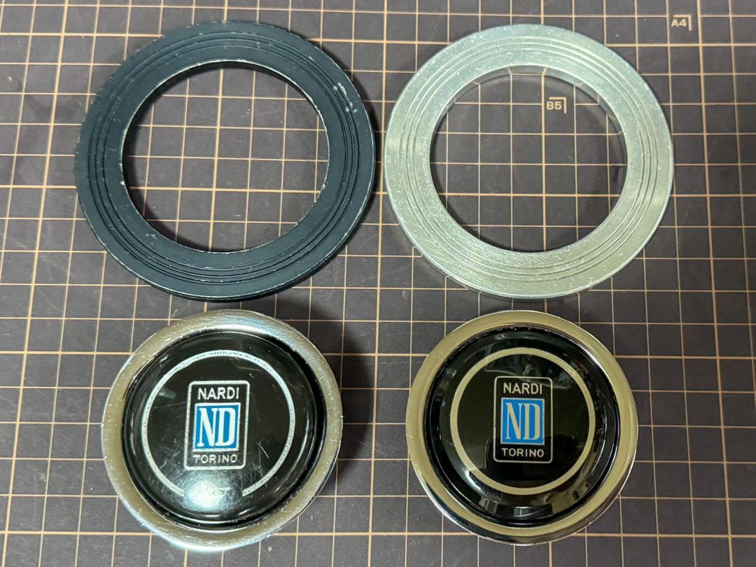 当時物 NARDI クラシック ホーンボタン リング セット NARDI ナルディ ゴールド ホーンボタン＆リングセット 希少 当時物