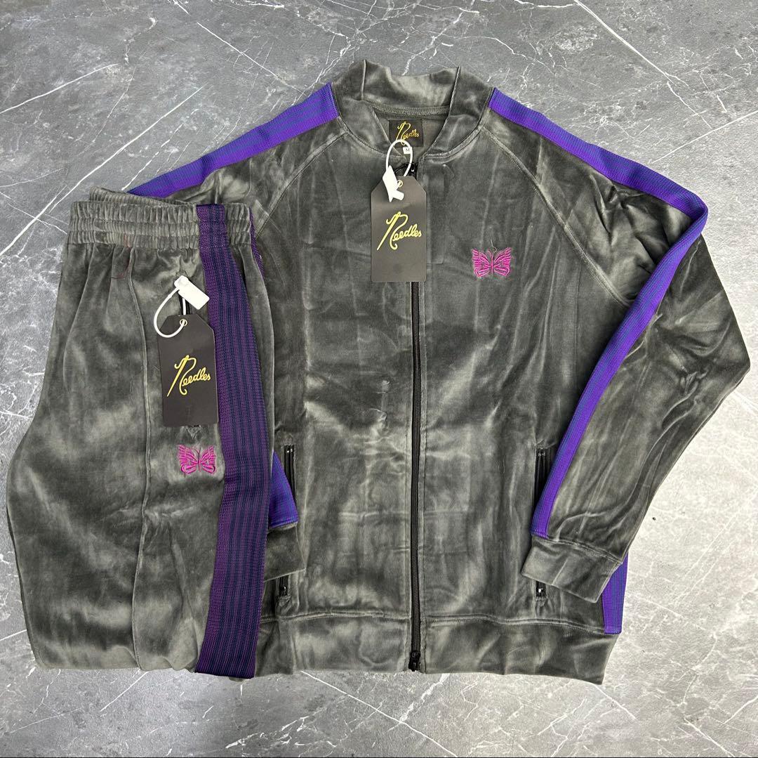 畑*様 み*ん様 needles ニードルズ ベロア ジャケット セットアップ needles ニードルズ ベロア ジャケット セットアップ ネイビー - メルカリ