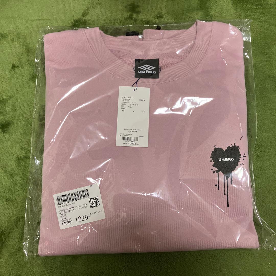 ONCILY umbro PIPING DRAW CODE SWEAT ピンク - メルカリ