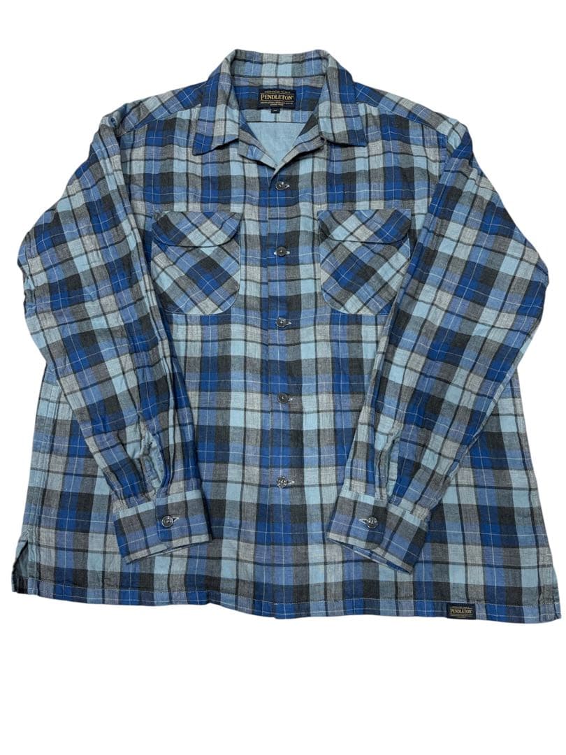 ペンドルトン PENDLETON ボードシャツ オンブレ オープンカラー - メルカリ
