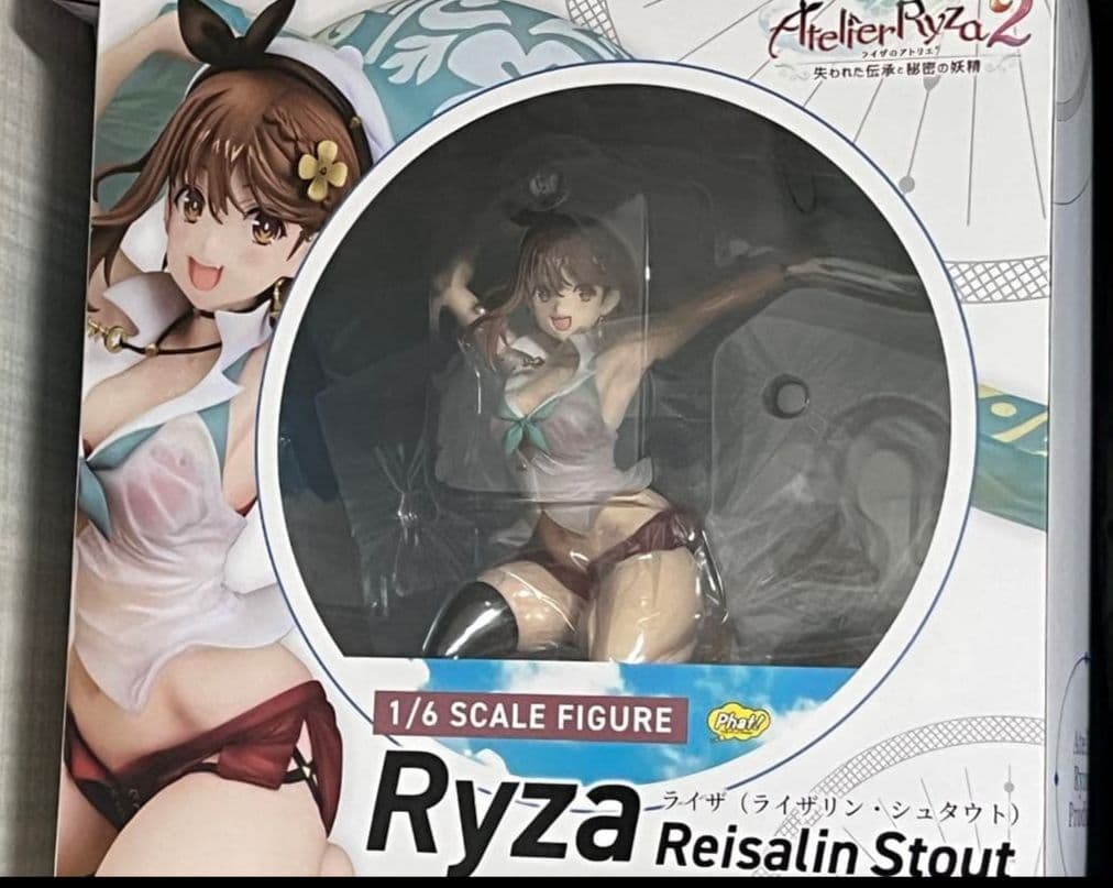 ファット・カンパニー　ライザのアトリエ2 1/6 フィギュア 中古】(本体A/箱B)ライザのアトリエ2 ～失われた伝承と秘密の妖精