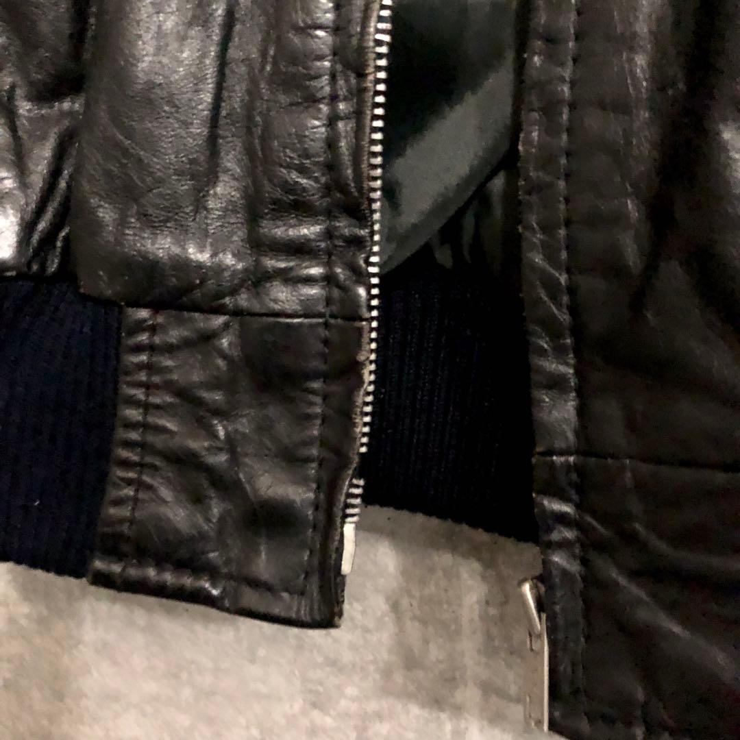 エディスリマン ヴィンテージ リブ レザージャケット Soho - メルカリ