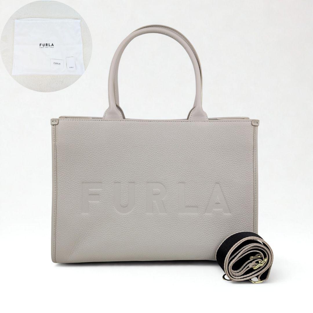 未使用級✨FURLA トートバッグ ワンダー A4収納可 2way 自立 レザー FURLA フルラ オポチュニティー トートバッグ A4 通勤 国内発送 (FURLA