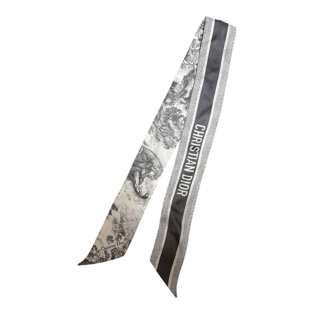ディオール ミッツァ スカーフ シルク トワル ドゥ ジュイ アニマル柄 Christian Dior（クリスチャン・ディオール） 未使用品 クリスチャン