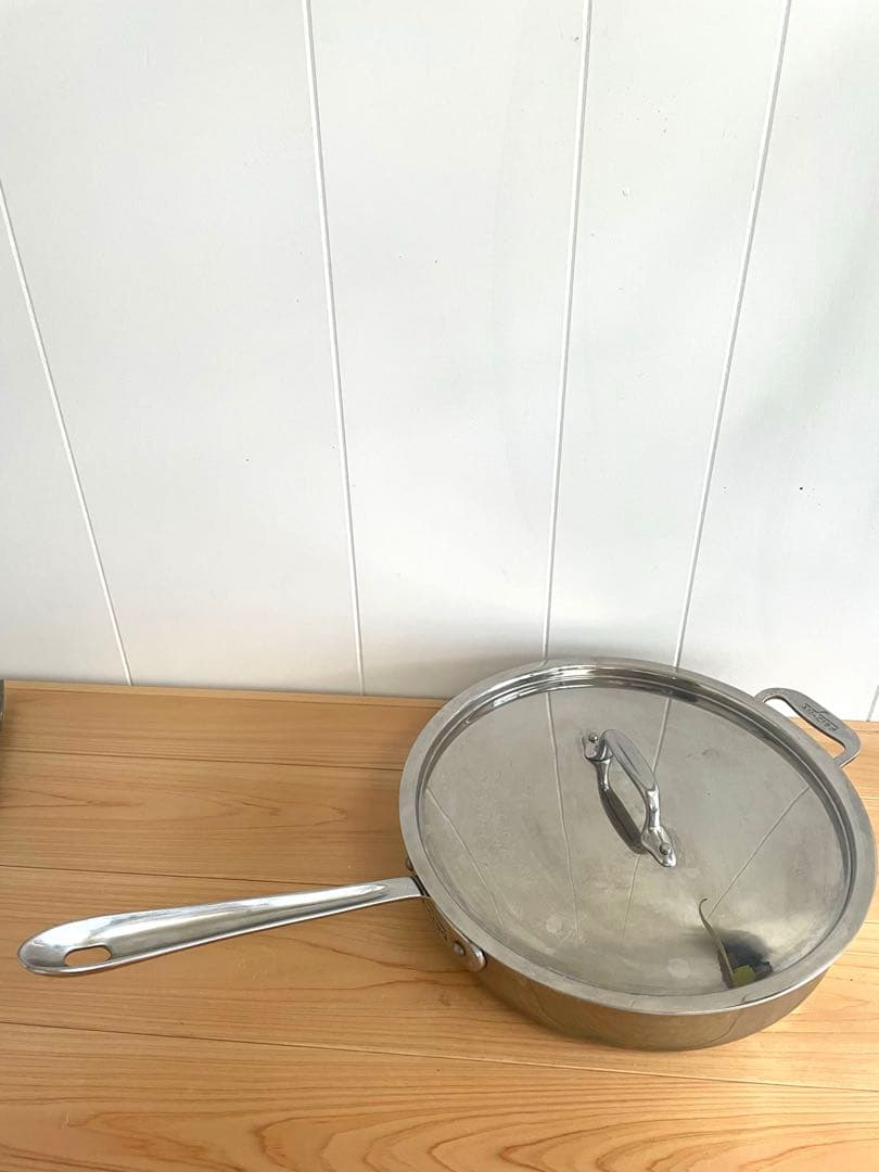 rctomi　All-Clad ソテーパン28cm 蓋付き 3.1 リットル ハイブリッドディープソテーパン(蓋付き） – ヘックス