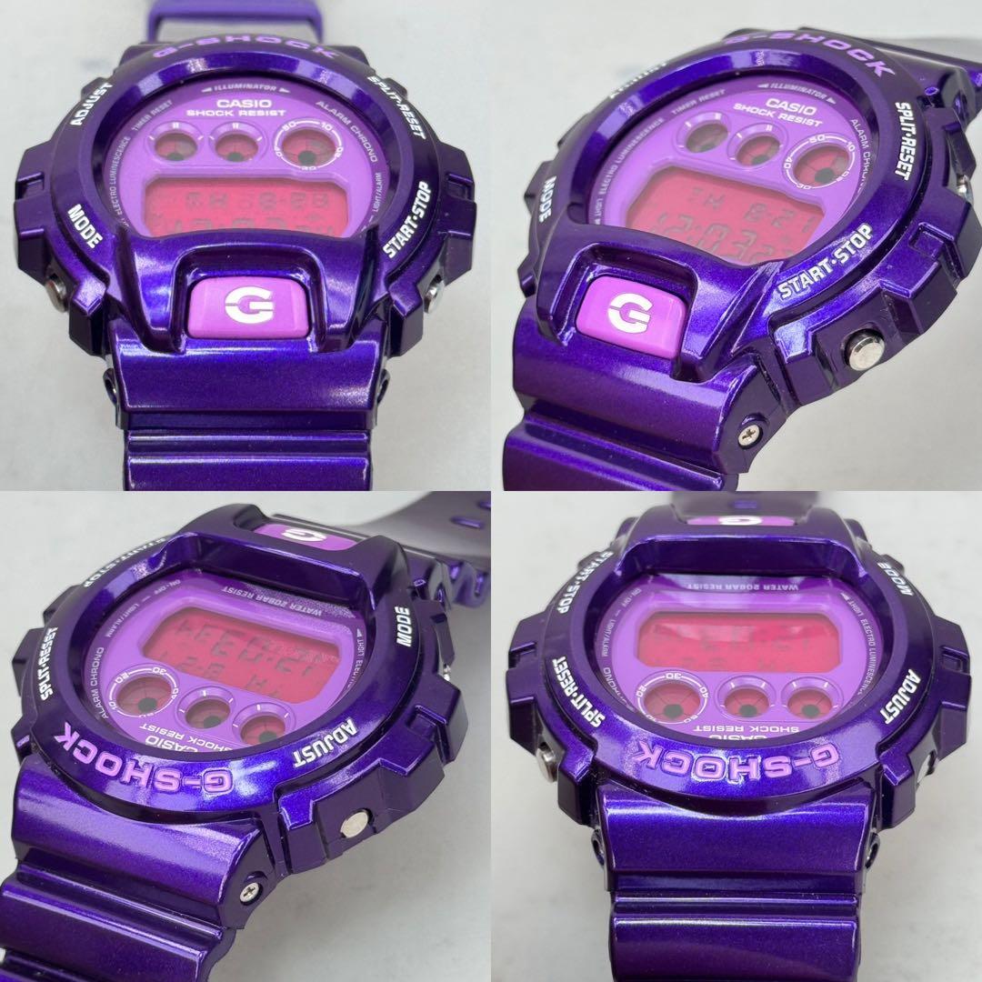 希少 極美品 G-SHOCK DW-6900CC クレイジーカラーズ パープル - メルカリ