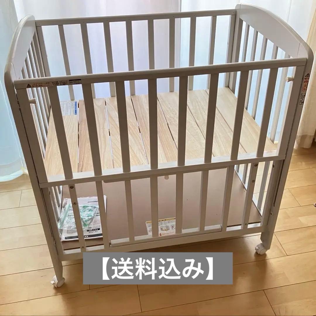 【カトージKATOJI 】ミニタチベッド　ベビーベッド ミニベビーベッド（プチホワイト）」について｜カトージの商品