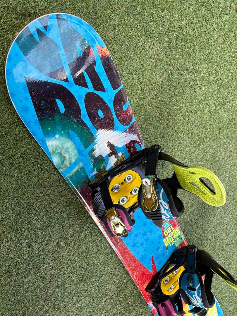 スノーボード2点セット IGNIO 120cm イグニオ キッズ 子供 ジュニア