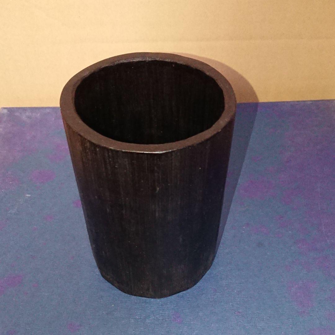 八木澤竹工房・四国産虎竹使用・亀甲盛籠・八木澤正氏作品・未使用品