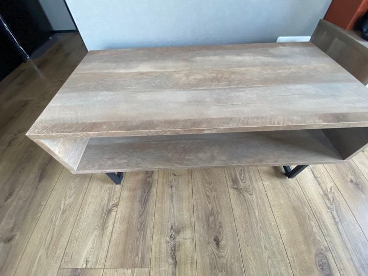 【未使用桜屋工業】木ローテーブル45×90×高さ40 ハイテーブル W1800 D900 H1000 cherry 桜屋工業 机 デスク ハイデスク