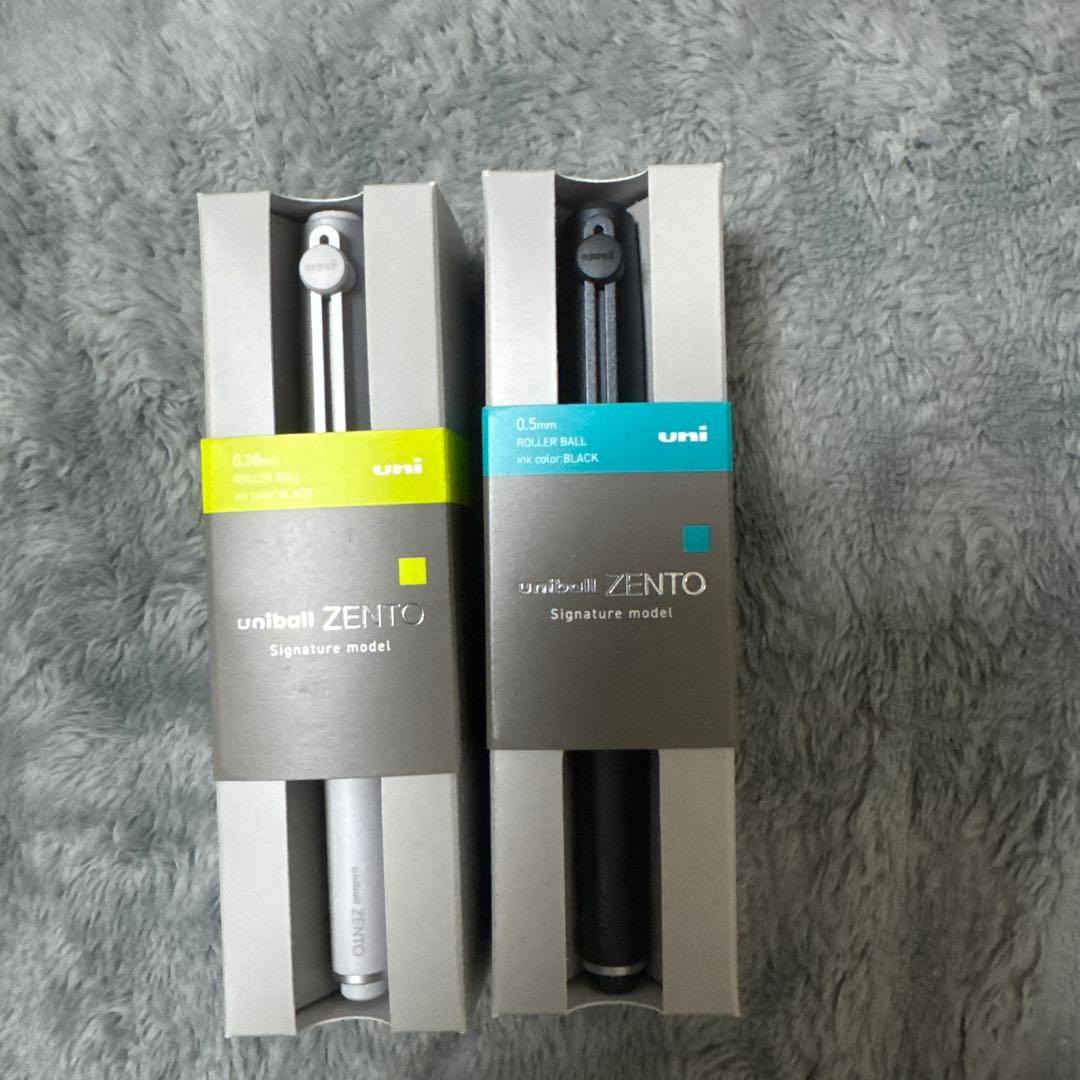 本日発送uniball ZENTO Signature model 2本セット 通販][お名入れ対象]三菱鉛筆 uniball ZENTO(ゼント) Signature model