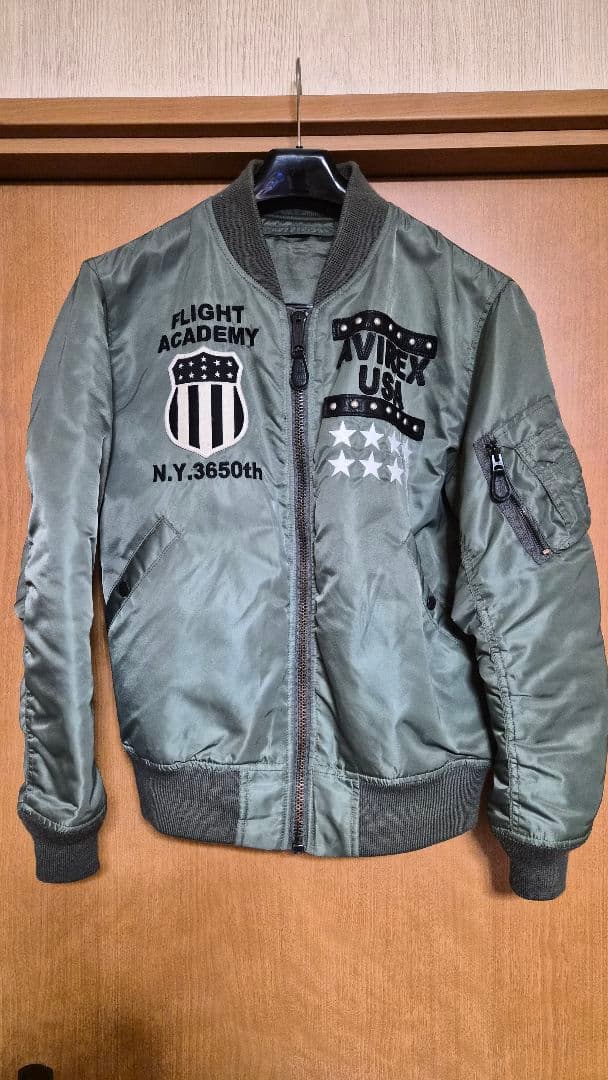 AVIREX スタッズ MA-1ジャケット MA-1 NYLON BOMBER JACKET – Avirex