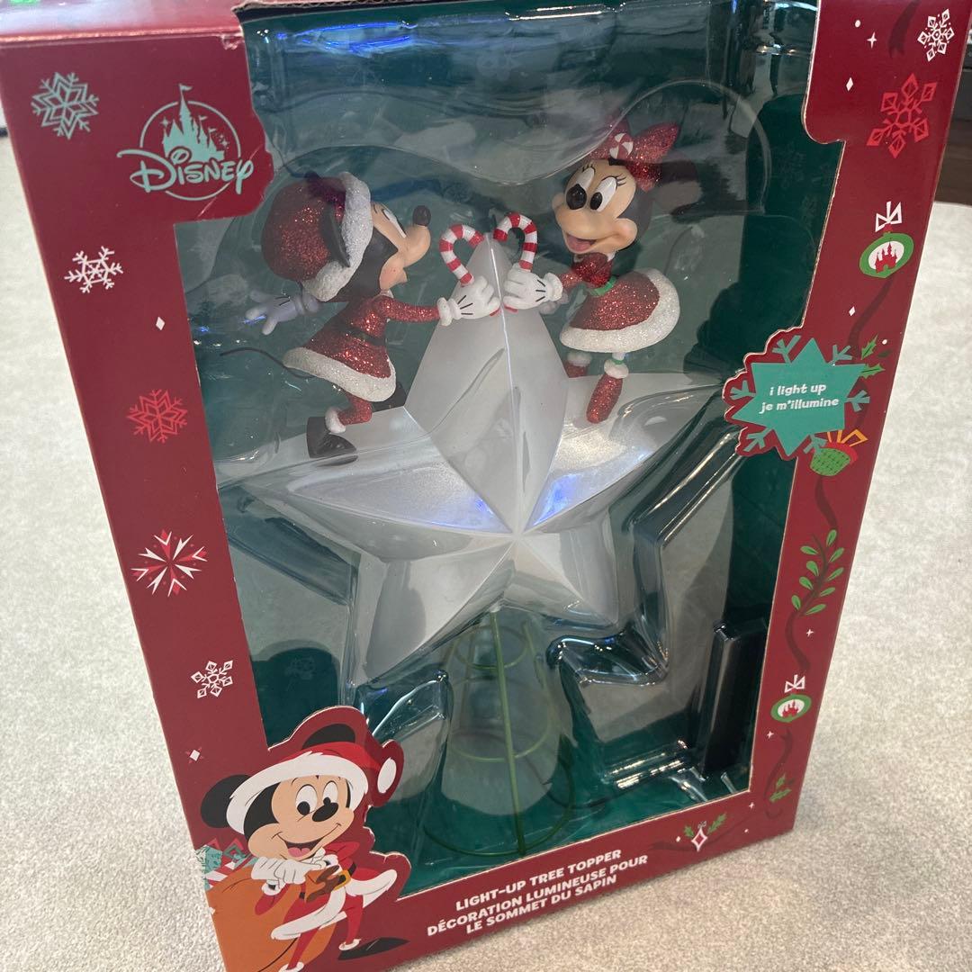 超希少 ミッキー ミニー ツリートッパー ディズニー ミッキー＆ミニー オーナメント・ツリートッパー ライトアップ Disney