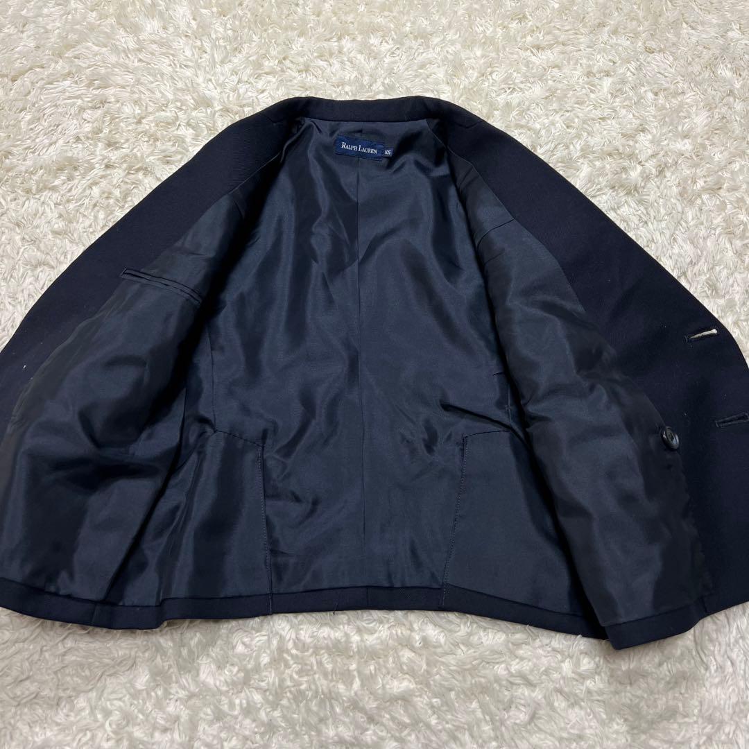 ラルフローレン キッズ 紺ブレ ダブル 金ボタン 入学 卒業 セレモニー