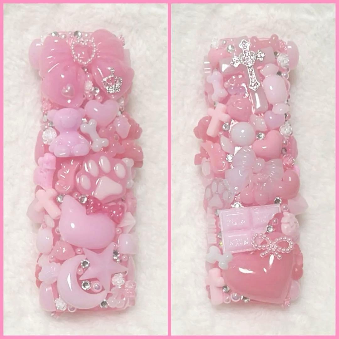 iQOS イルマワン デコケース 埋めつくし ピンク/ゆめかわ 新型ケース