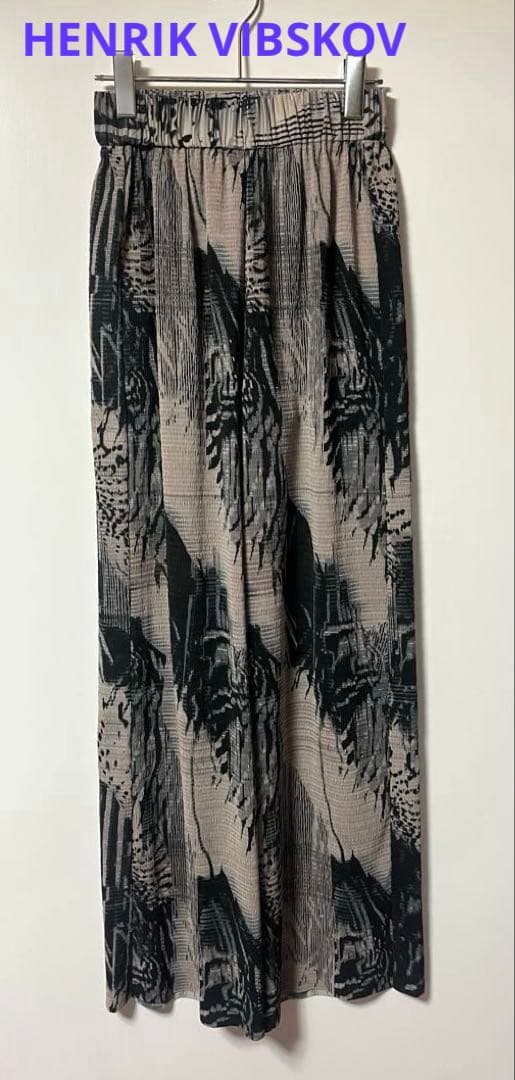 だ*ん様 HENRIK VIBSKOV 抽象柄 ワイドパンツ Sサイズ HENRIK VIBSKOV》Drawsting パンツ-A（パンツ）｜H.P.FRANCE公式サイト