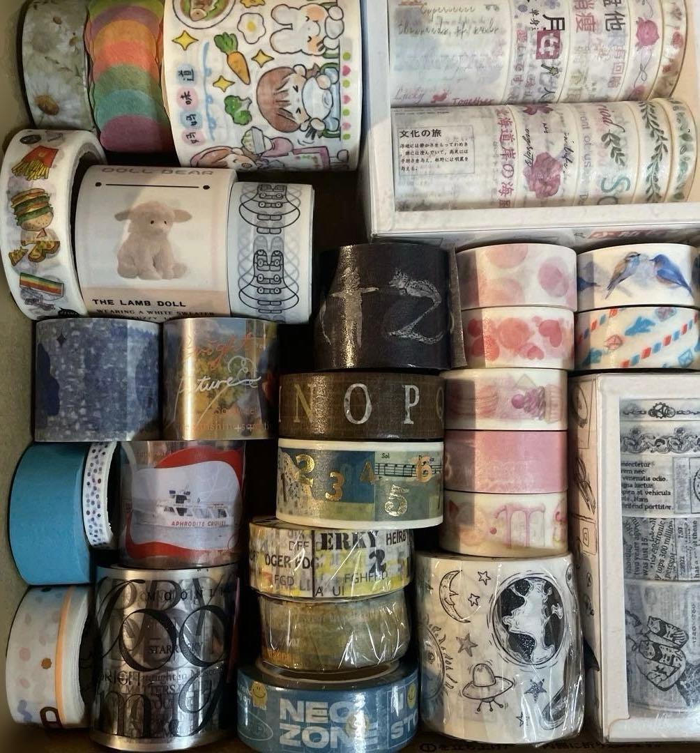 海外マスキングテープ 白黒マステ 数字 まとめ売り （13） - メルカリ