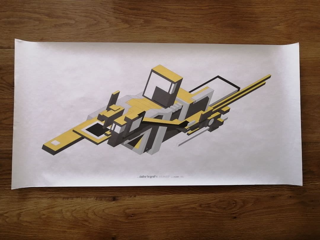 常稔小倉様用 デルタ ( Boris Tellegen ) ポスター ERECT ONLINE SHOP / Boris Tellegen 