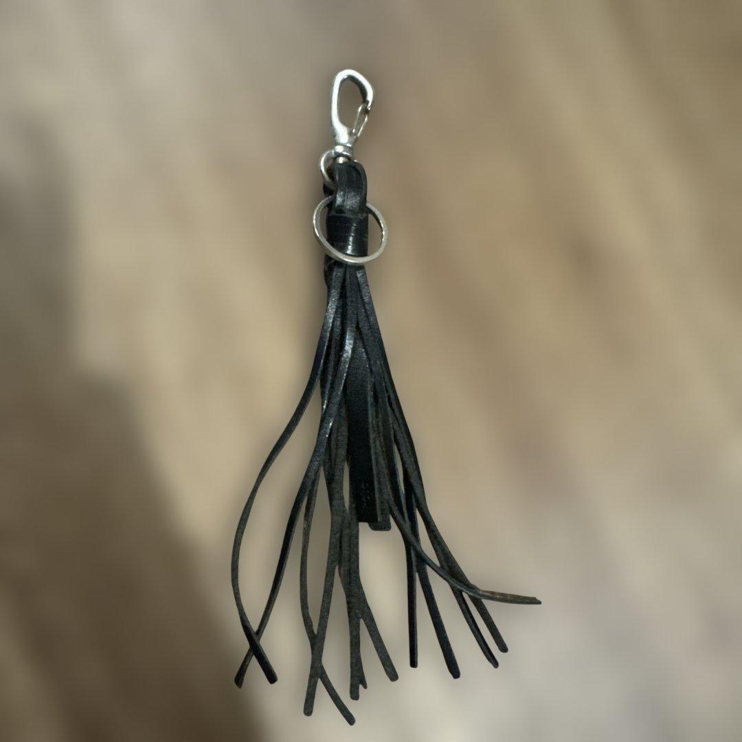 hobo レザー タッセル キーホルダー キーリング ブラック TASSEL KEY RING COW LEATHER | hobo