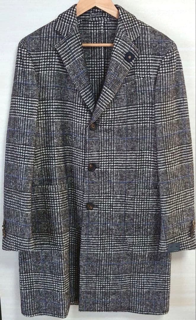 【美品】LARDINI チェスターコート 48 LARDINI - 極美品 ラルディーニ LARDINI コート チェスターコート