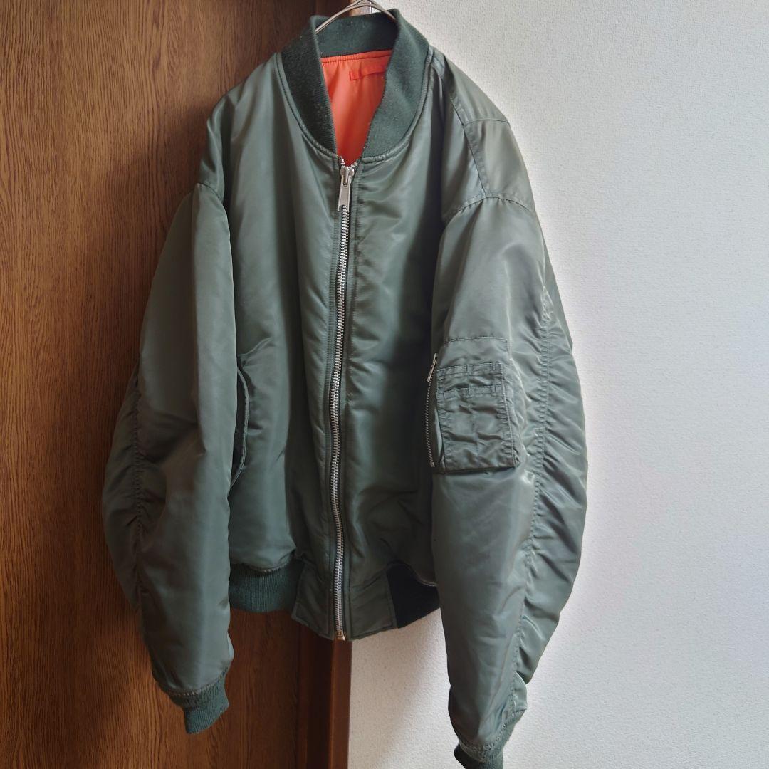 OLD UNIQLO/MA-1/フライトジャケット/'90s/紺タグ/ユニクロ - メルカリ