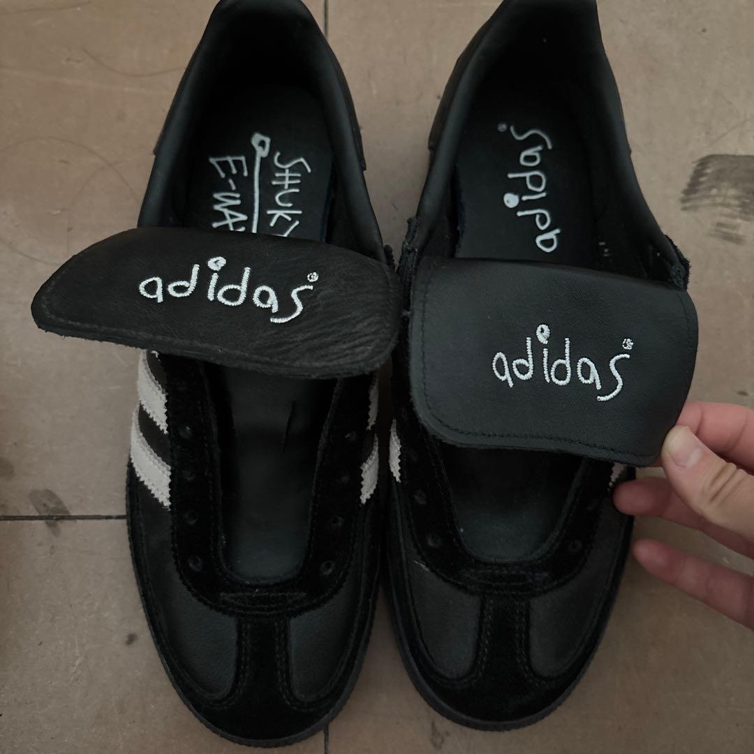 adidas 黒/白 ストライプ スニーカー adidas（アディダス） スニーカー レディース キッズ ジュニア 子供