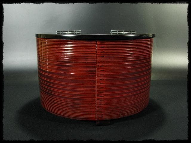 玄々斎好 浦千鳥 銀富士 金具 水指 久世宗博 茶道具 f145