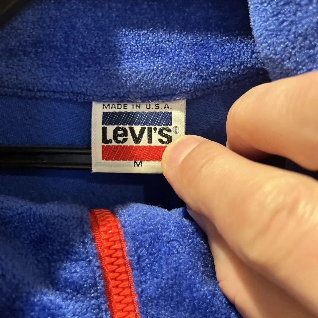 80s \"Levi’s\" Olympic Velour Track Jacket