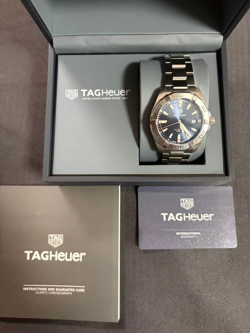 「美品」タグホイヤー TAG Heuer アクアレーサー WBD1112 ブル タグ・ホイヤー アクアレーサー - 41 mm - WBD1112.BA0928 | タグ
