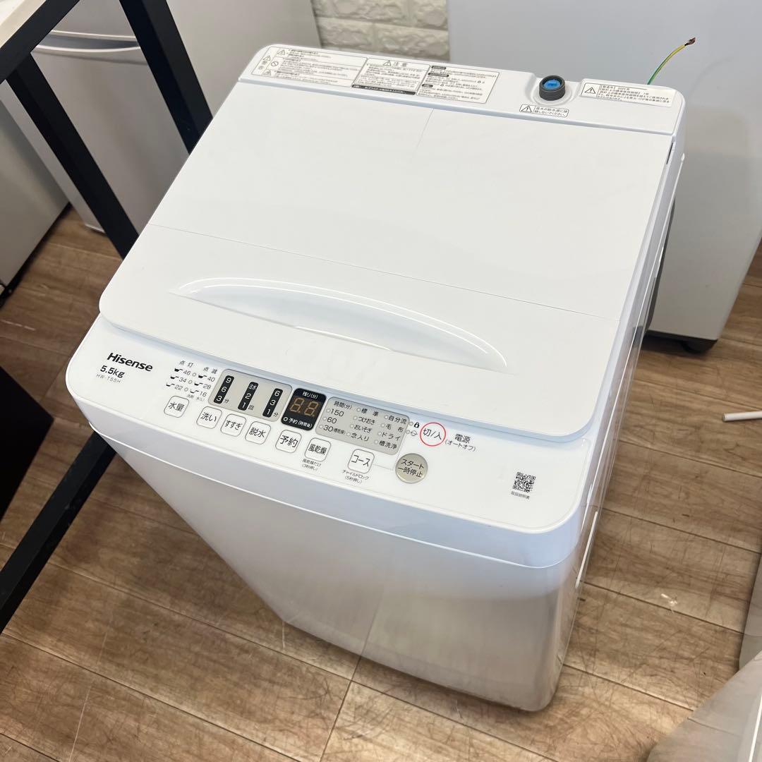 設置までOK 2025年製　洗濯機5.5kg ✨ IRIS OHYAMA（アイリスオーヤマ） 洗濯機 縦型 5kg 5キロ アイリス