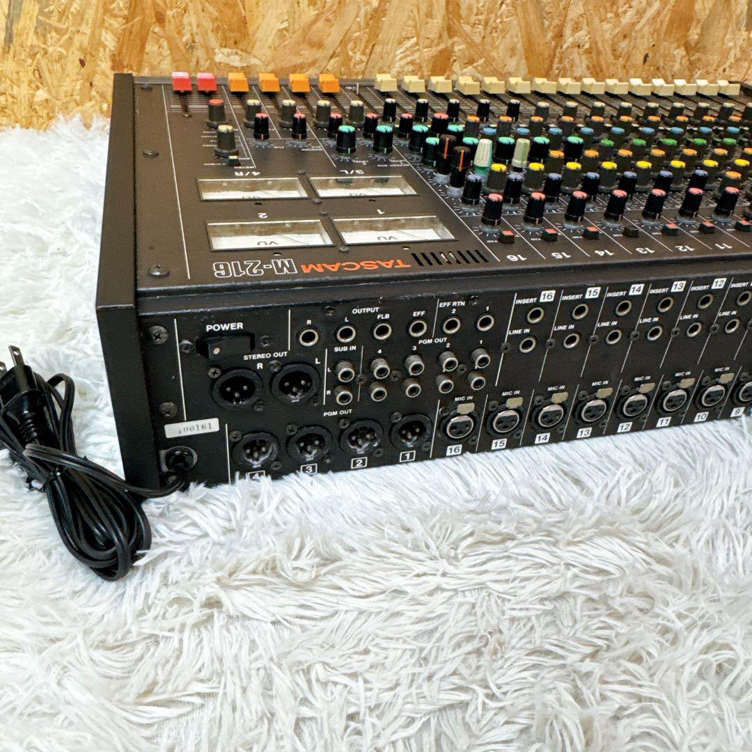 TASCAM M-216 アナログミキサー 16ch ビンテージ タスカム - メルカリ