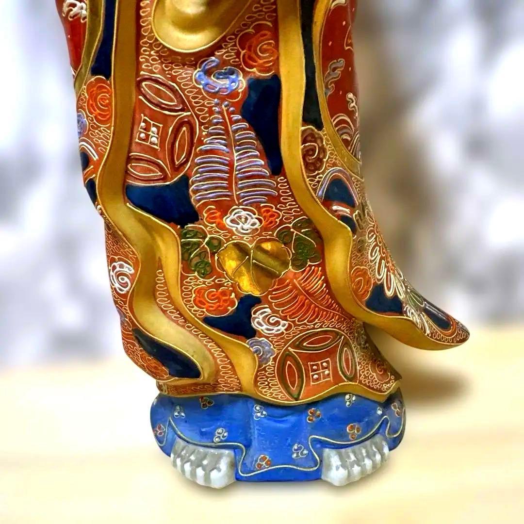 あ*し様 九谷焼 観音菩薩 金彩 骨董品 美術置物 仏像 期間限定値引き