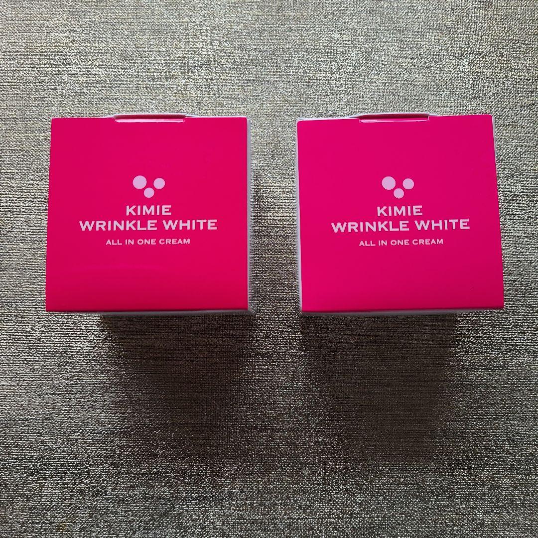 キミエ リンクルホワイト オールインワンクリーム 2箱 - メルカリ