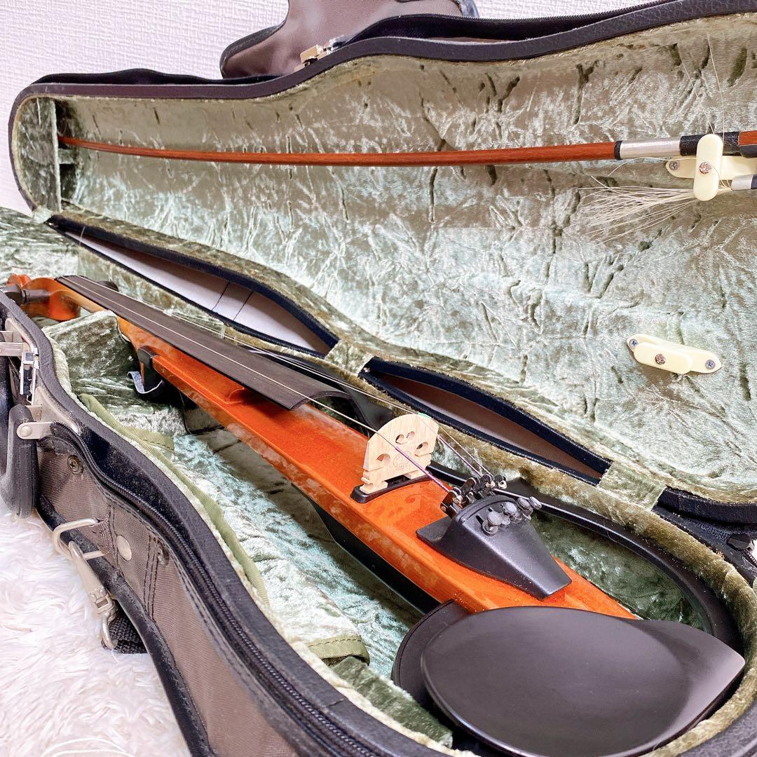 YAMAHA ヤマハ SV-100 サイレントバイオリン アダプタ等付属品多数 Yamaha Silent Viola SVV200