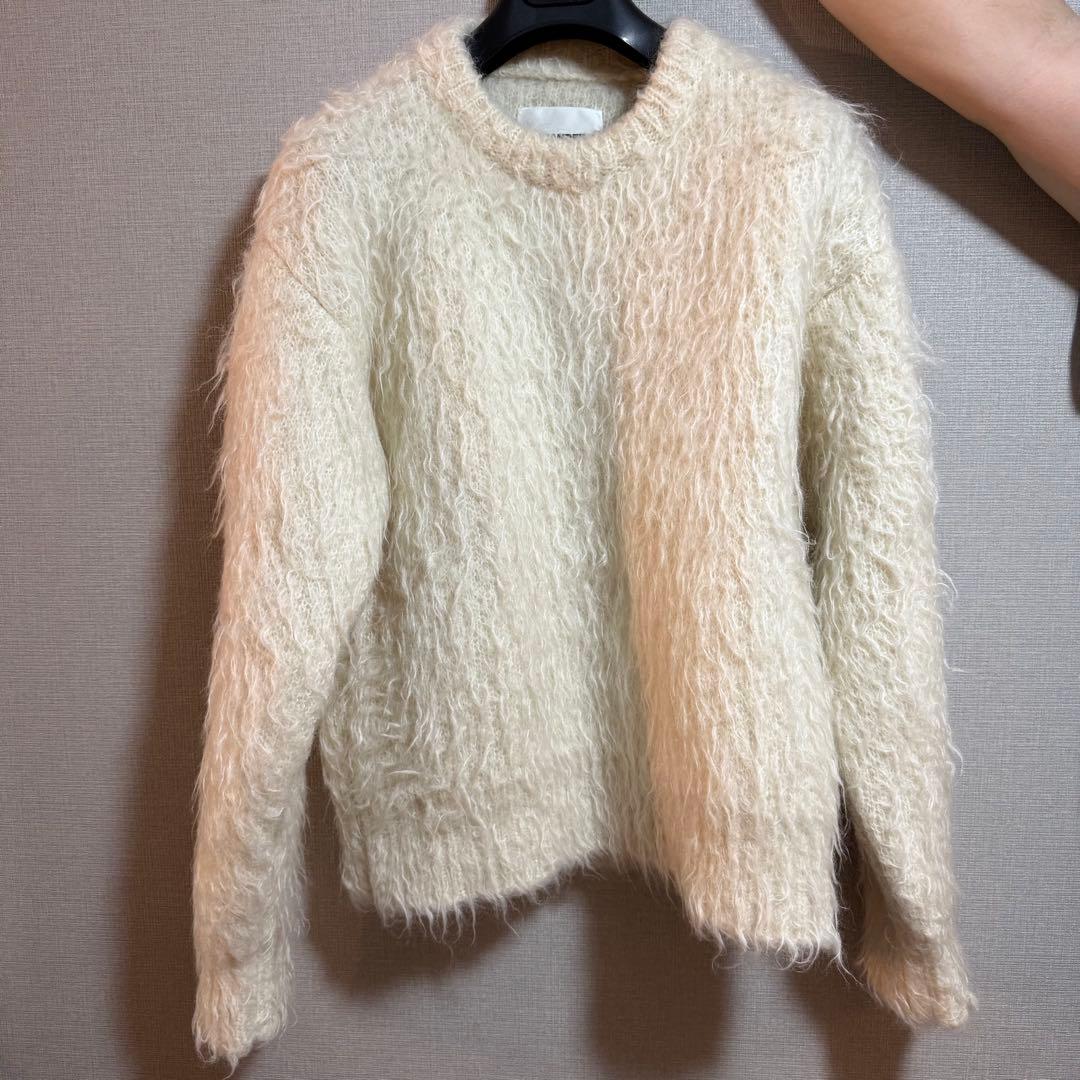美品JIL SANDER 48 アイボリー ファー風ニット Jil Sander - Brushed Mohair-Blend Sweater - Neutrals Jil Sander