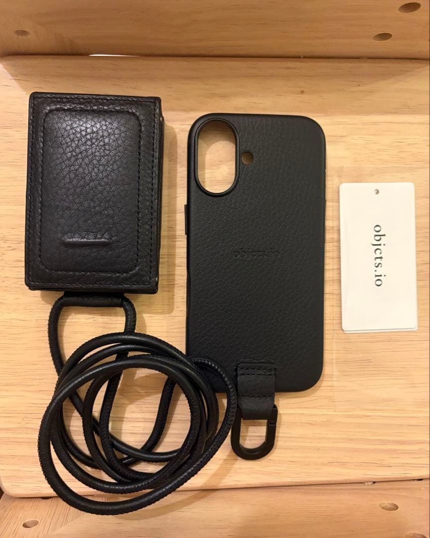objects.io iPhone16ケース カラビナ付き新品+ウォレット objcts.io(オブジェクツアイオー)｜iPhone16 ケース カラビナ付き