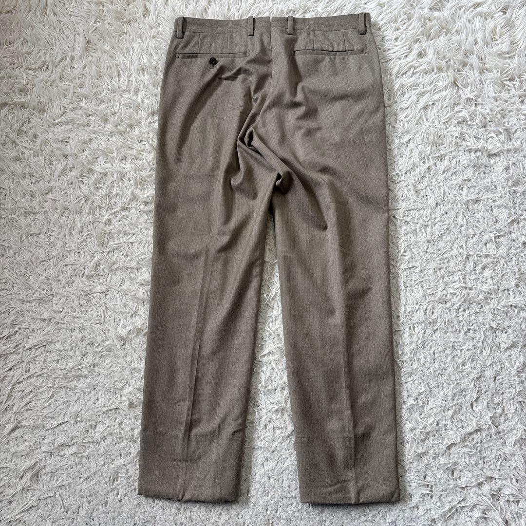 美品☆【スーツカンパニー】カノニコ生地　近年現行　ベージュ　本切羽165cm6D