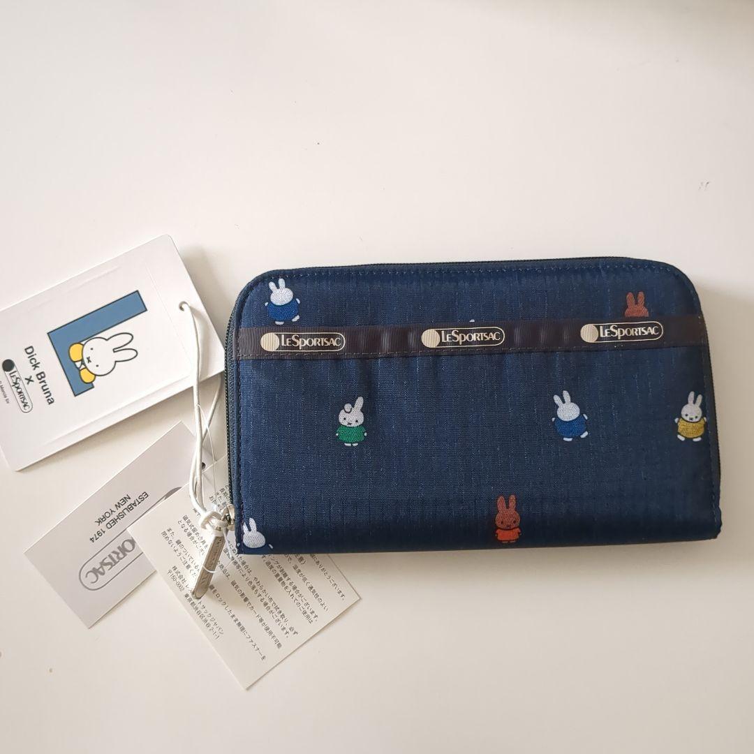 【新品未使用】レスポ☆ミッフィー☆財布 LeSportsac ミッフィー柄 長財布 ブラック - メルカリ