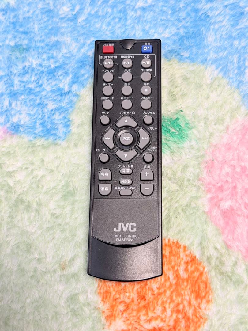 JVC ミニコンポ ウッドコーンスピーカー付き CA-EXS5 新古品 - メルカリ
