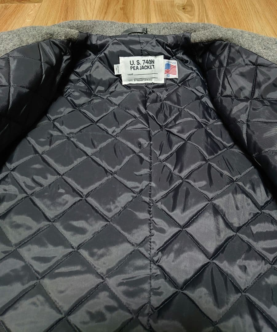 Schott U.S.740N ショットピーコートPEA JACKET 42