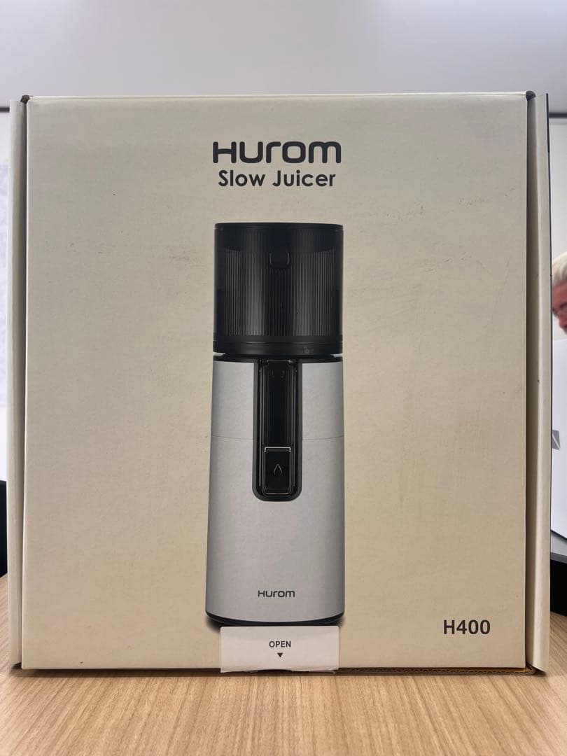【プロフ読んでから＊noa】Hurom H400 スロージューサー 新製品】スタイリッシュなボディに最新テクノロジーを搭載したスロー
