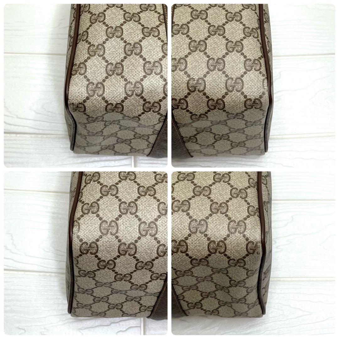 ✨極美品✨☘️GUCCI☘️✨ボストンバッグ✨シェリー✨GG柄✨PVCレザー