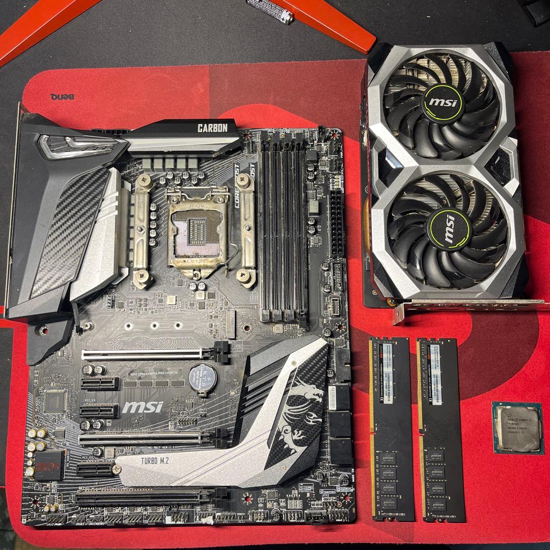 PCパーツ セット 【バラ売り可能⭕️】core i7 8700k RTX2060 - メルカリ