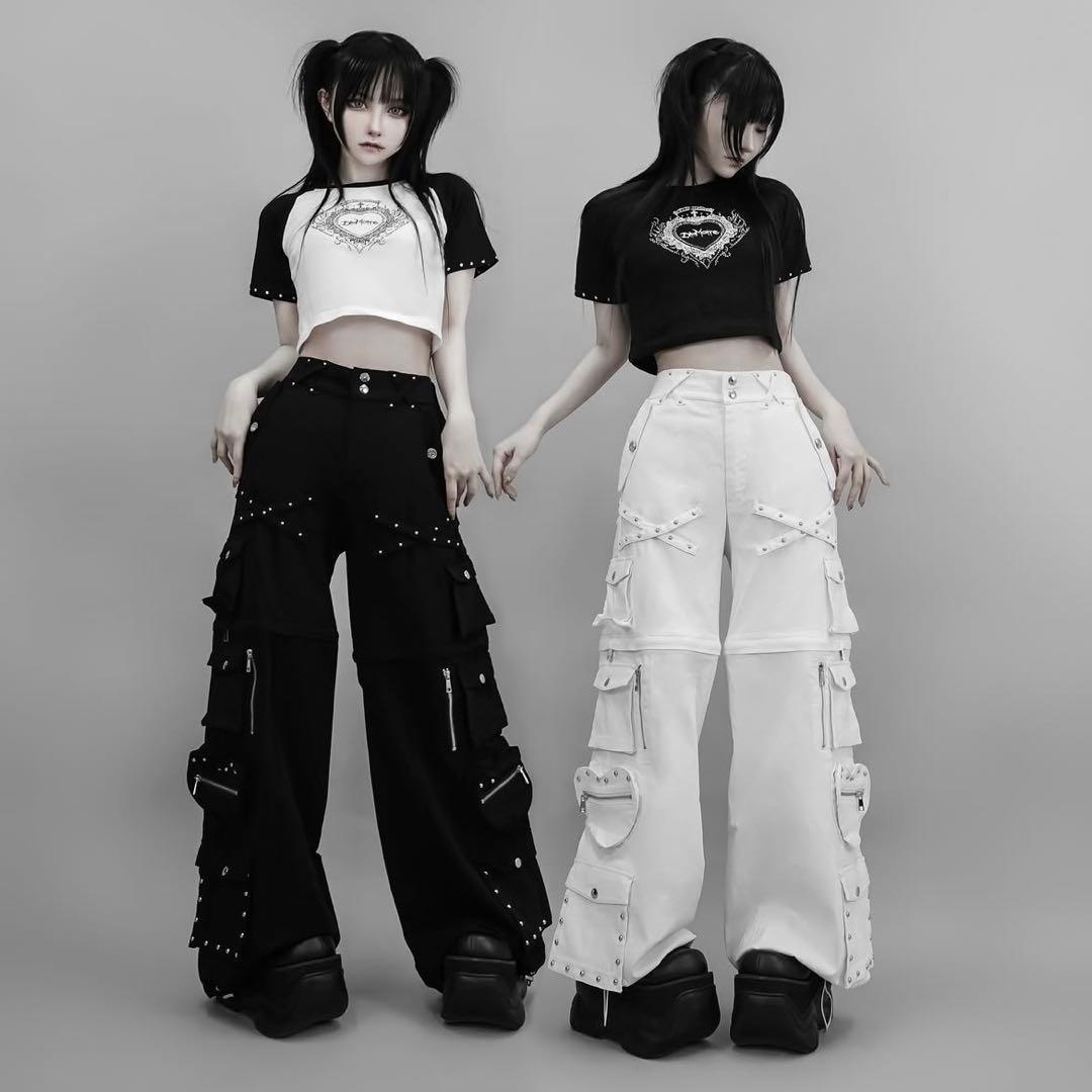 DimMoire ディムモアール スタッズ カーゴパンツ パンツ - メルカリ