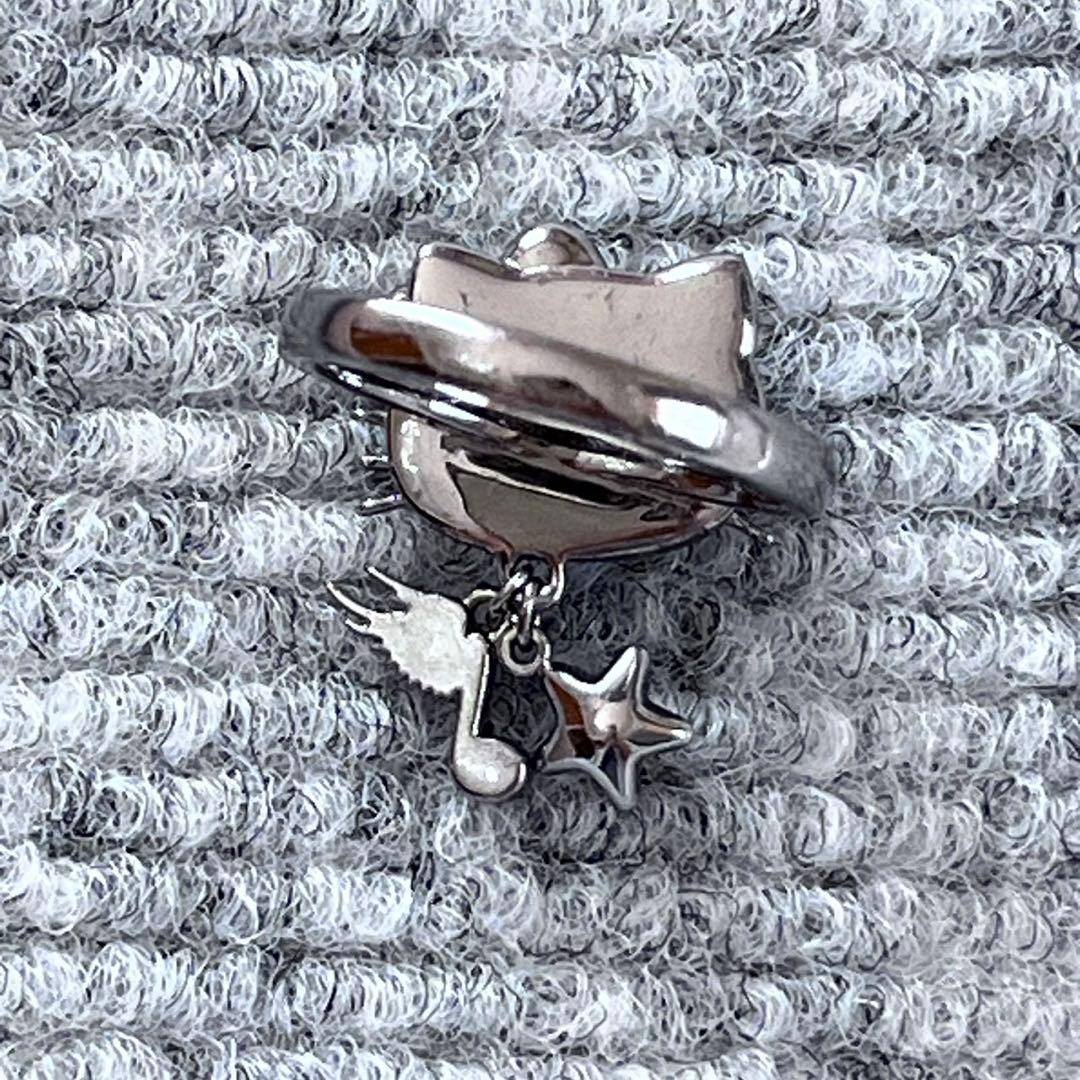 スワロフスキー ハローキティ ロック リング 55 指輪 14号 サンリオ