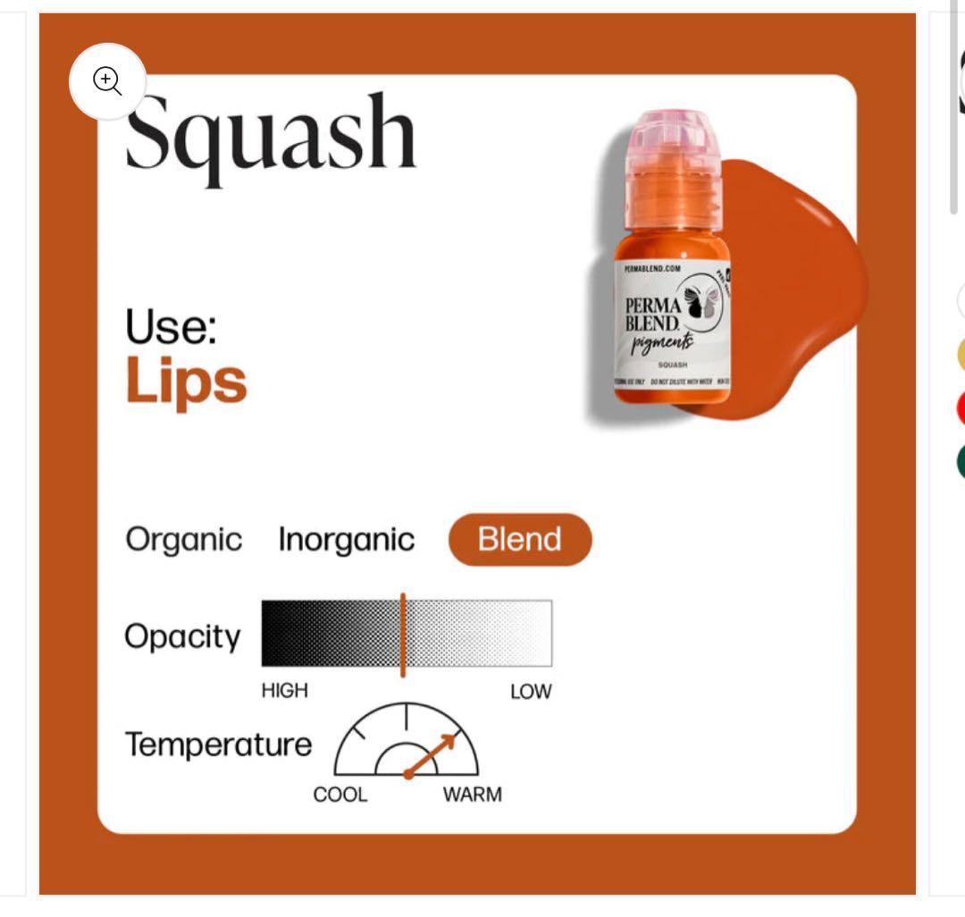 アートメイク 色素 PERMA BLEND ピグメント Squash オレンジ - メルカリ